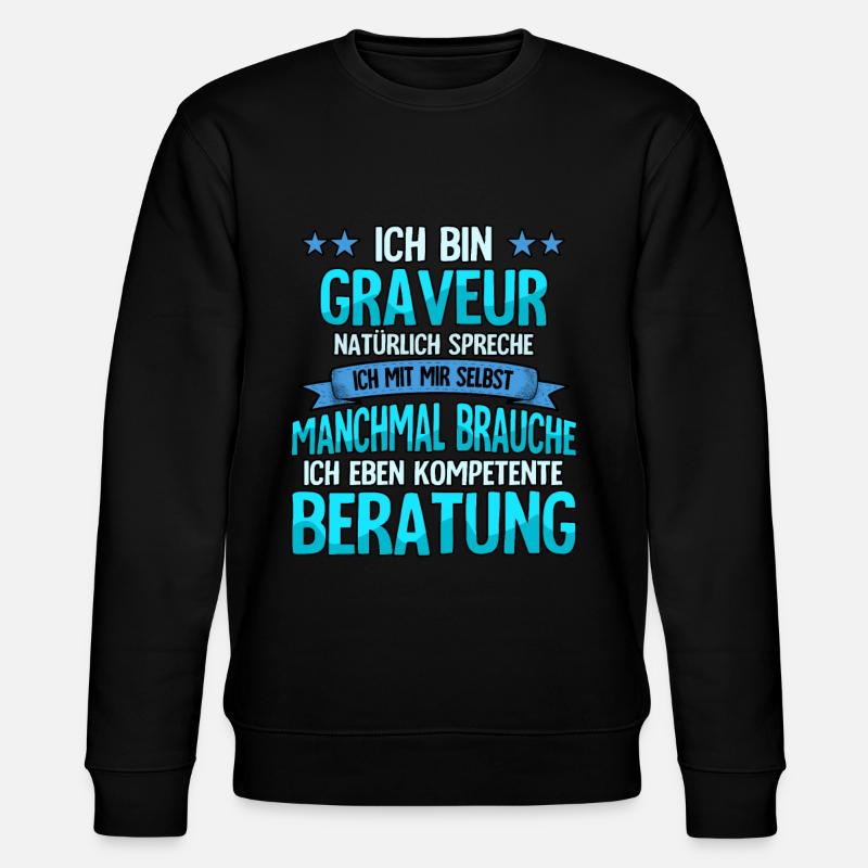 Graveur - Stanley/Stella Unisex Bio-Sweatshirt CHANGER  - Schwarz