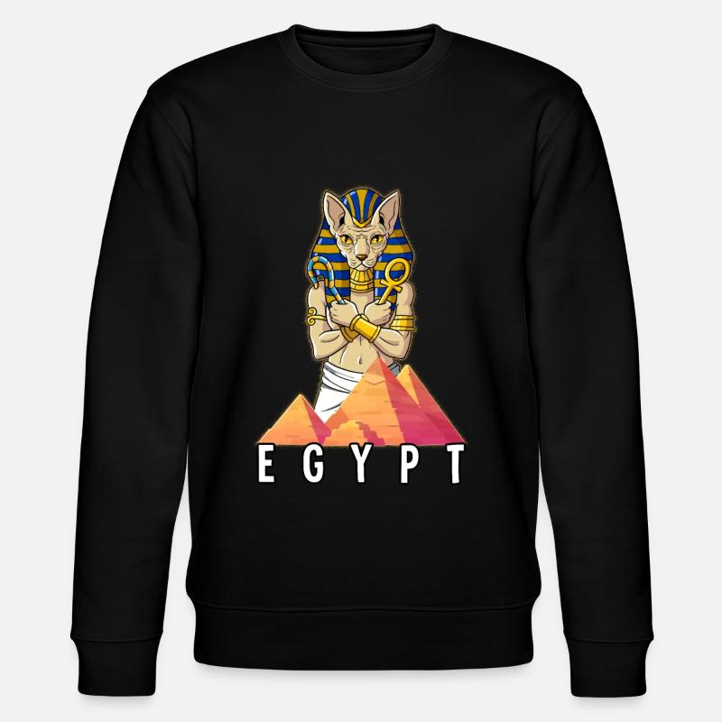Égypte Sphynx Pharaon - Sweat bio CHANGER Stanley/Stella Unisexe - noir