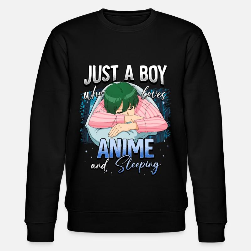 Anime Otaku Weeb - Stanley/Stella CHANGER Unisex Organic Sweatshirt - black