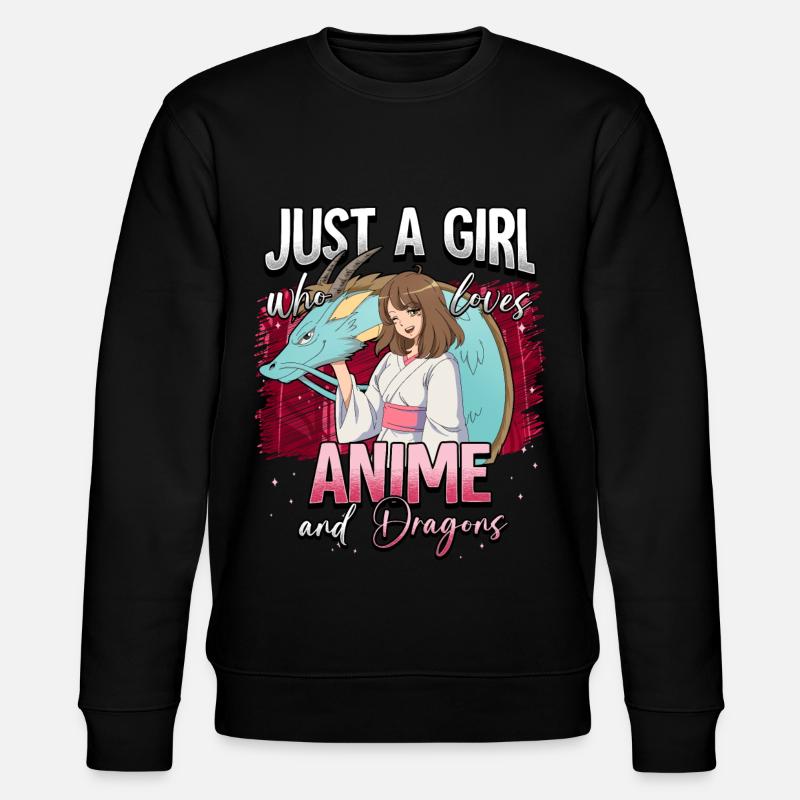 Anime Otaku Weeb - Stanley/Stella Unisex Bio-Sweatshirt CHANGER  - Schwarz