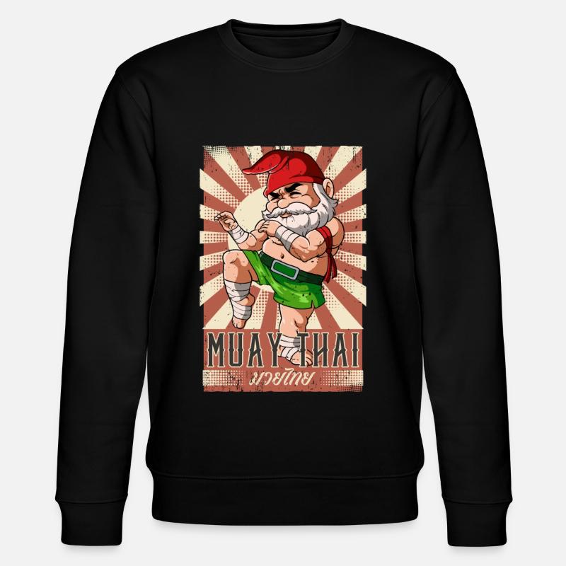 Muay Thai - Stanley/Stella Unisex Bio-Sweatshirt CHANGER  - Schwarz