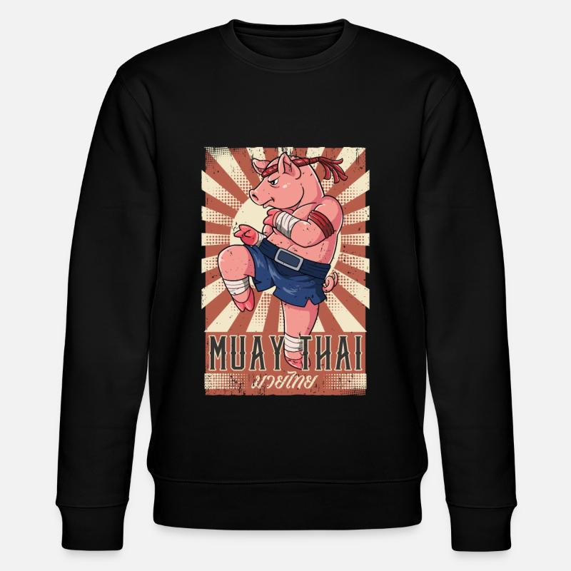 Muay Thai - Stanley/Stella CHANGER Unisex Organic Sweatshirt - black
