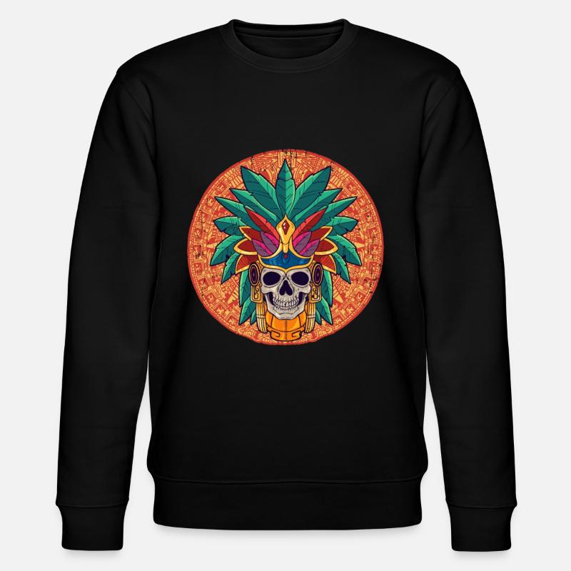 Guerrier aztèque mexicain Aztèques - Sweat bio CHANGER Stanley/Stella Unisexe - noir