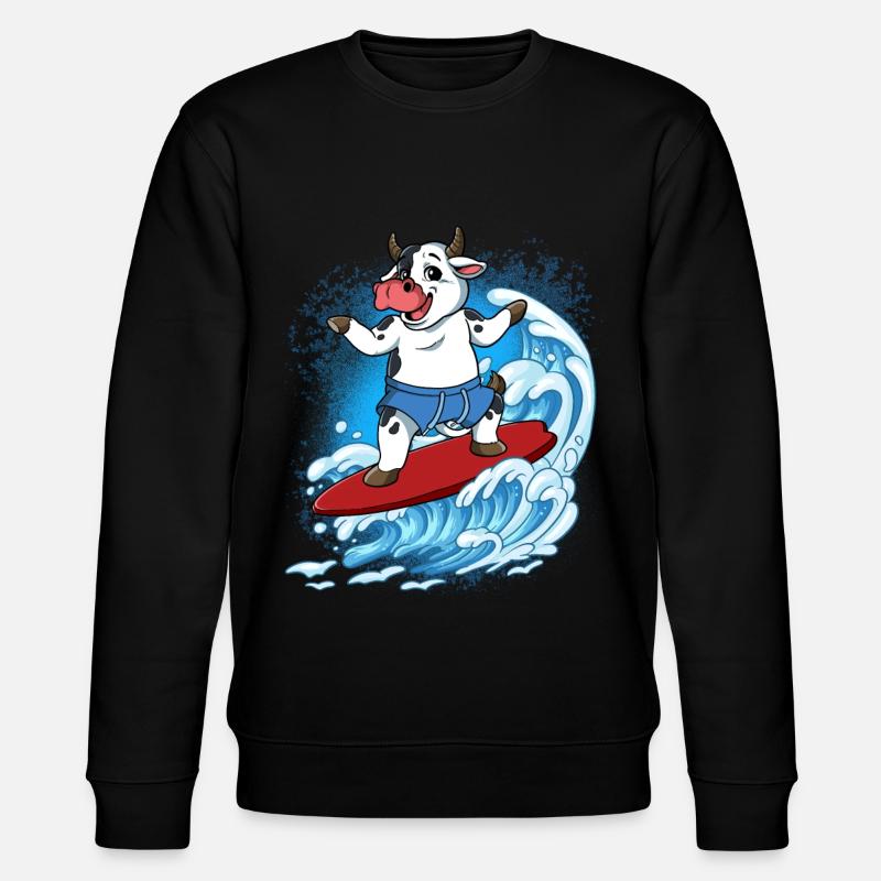 Surfeurs de vagues Surfeurs Surfeurs - Sweat bio CHANGER Stanley/Stella Unisexe - noir