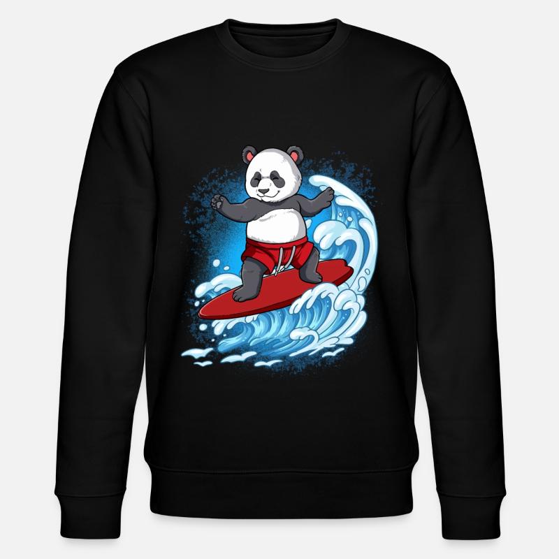 Surfeurs de vagues Surfeurs Surfeurs - Sweat bio CHANGER Stanley/Stella Unisexe - noir