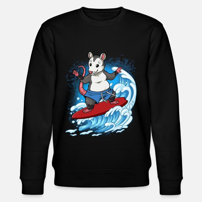 Surfeurs de vagues Surfeurs Surfeurs - Sweat bio CHANGER Stanley/Stella Unisexe - noir