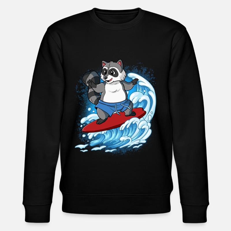 Surfeurs de vagues Surfeurs Surfeurs - Sweat bio CHANGER Stanley/Stella Unisexe - noir