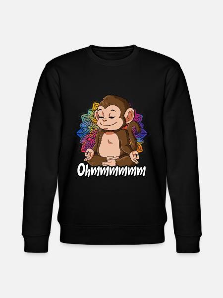 Yoga Ohmmm Namaste - Stanley/Stella Unisex Bio-Sweatshirt CHANGER - Schwarz