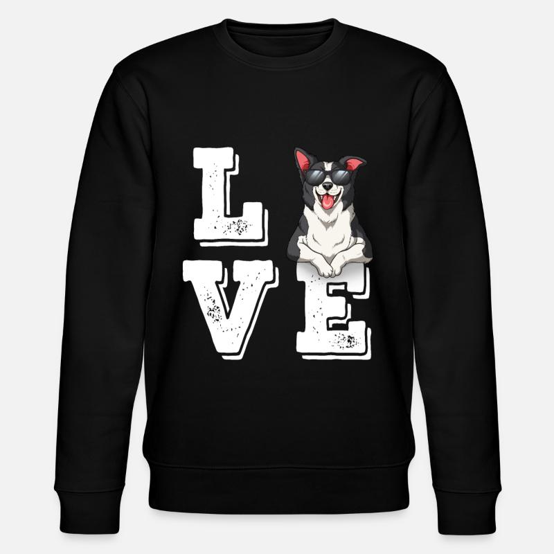Amour Border Collie - Sweat bio CHANGER Stanley/Stella Unisexe - noir