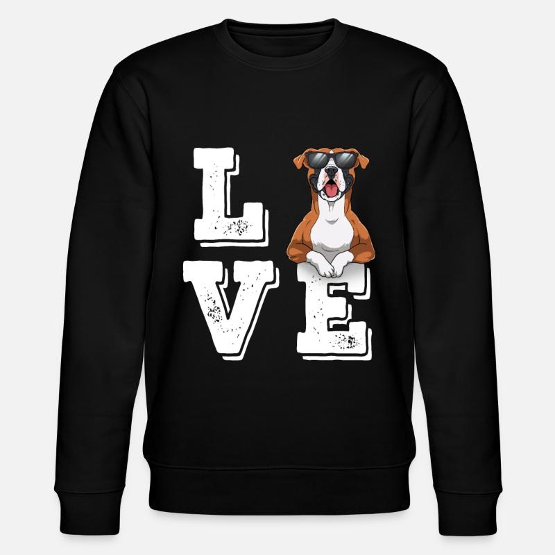 Love Boxer - Sweat bio CHANGER Stanley/Stella Unisexe - noir