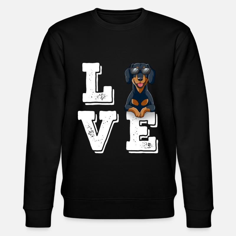 Teckel d’amour - Sweat bio CHANGER Stanley/Stella Unisexe - noir