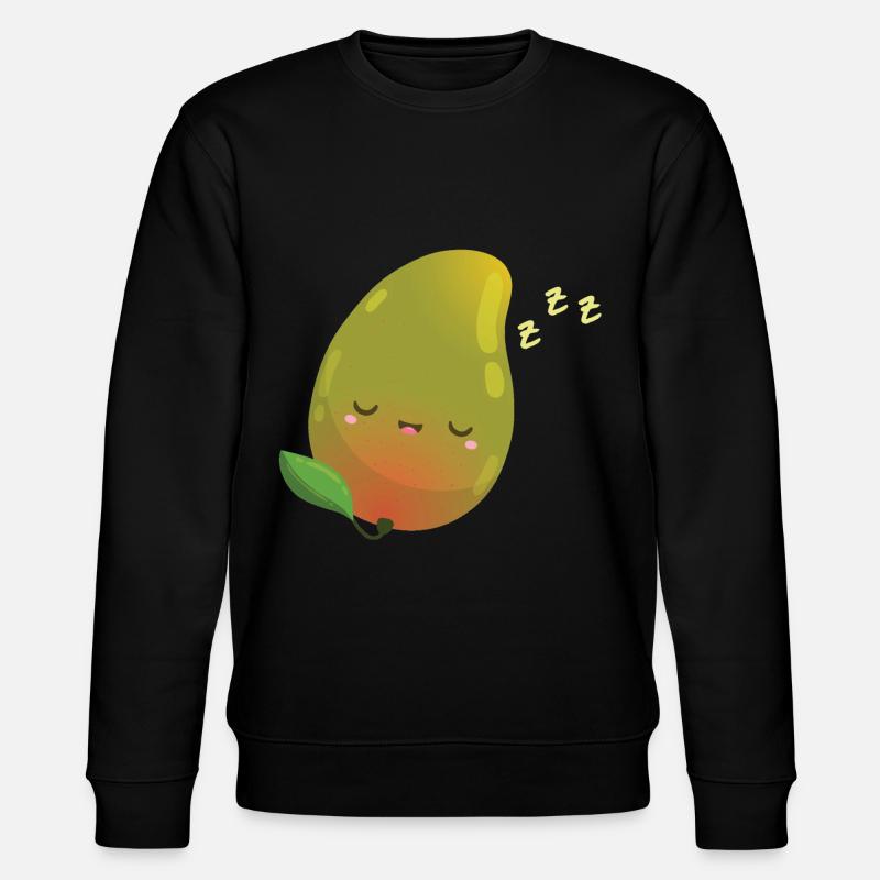 Frucht Fruchtig Geschenk - Stanley/Stella Unisex Bio-Sweatshirt CHANGER  - Schwarz