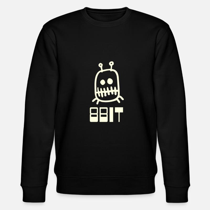 8bit computer - Stanley/Stella CHANGER Unisex Organic Sweatshirt - black