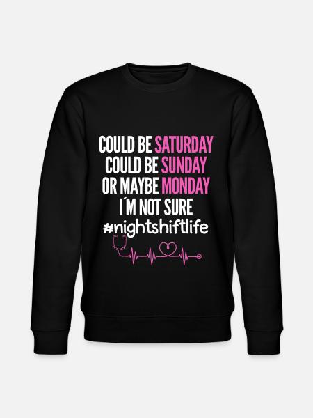 Infirmière de nuit - Sweat bio CHANGER Stanley/Stella Unisexe - noir