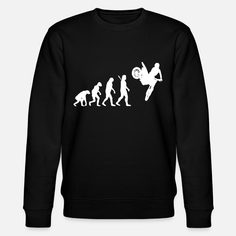 Evolution Moto Cross - Stanley/Stella Unisex Bio-Sweatshirt CHANGER  - Schwarz