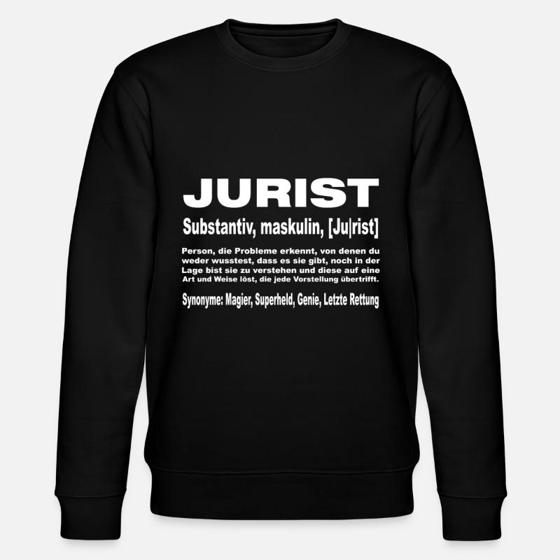 Definition Jurist - Stanley/Stella Unisex Bio-Sweatshirt CHANGER  - Schwarz