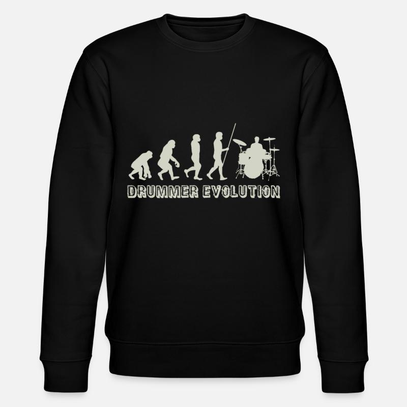 Evolution Drum Drummer - Sweat bio CHANGER Stanley/Stella Unisexe - noir