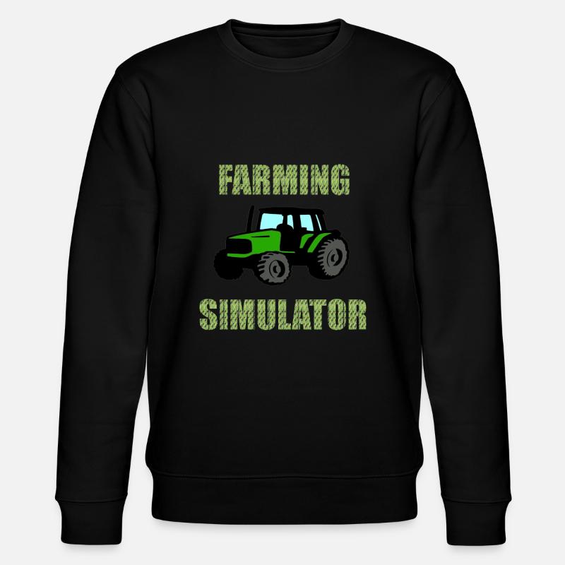 Farming Simulator - Stanley/Stella Unisex Bio-Sweatshirt CHANGER  - Schwarz