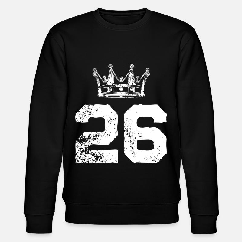26 Couronne numérique - Sweat bio CHANGER Stanley/Stella Unisexe - noir