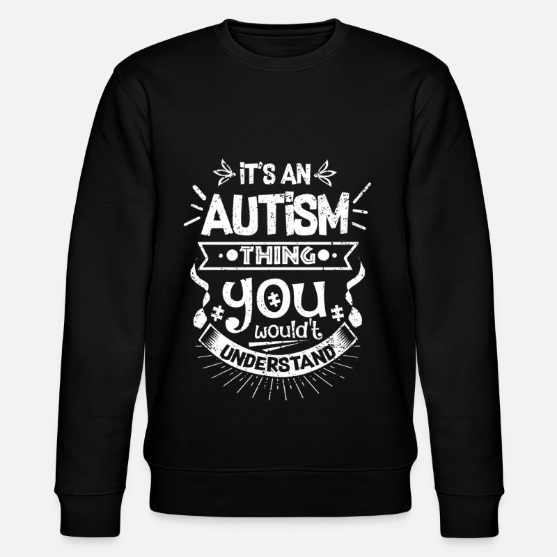 Autisme - Sweat bio CHANGER Stanley/Stella Unisexe - noir