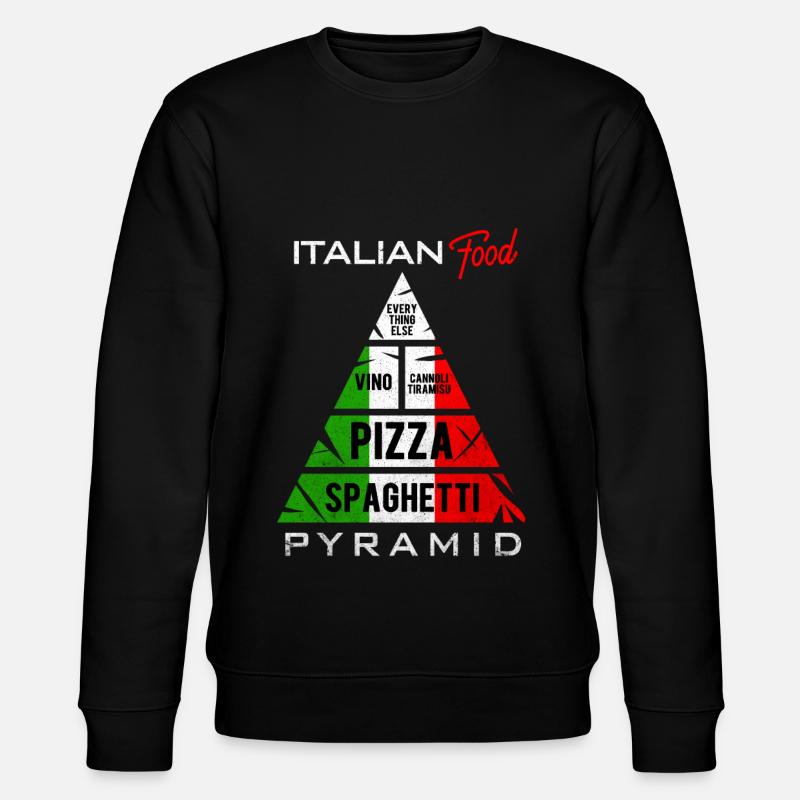 Pasta - Stanley/Stella Unisex Bio-Sweatshirt CHANGER  - Schwarz