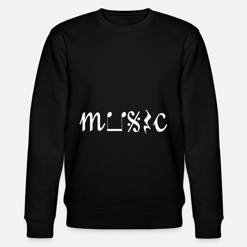 Musik - Stanley/Stella Unisex Bio-Sweatshirt CHANGER  - Schwarz