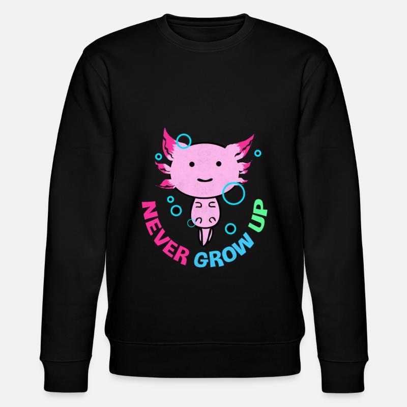 Axolotl - Stanley/Stella Unisex Bio-Sweatshirt CHANGER  - Schwarz