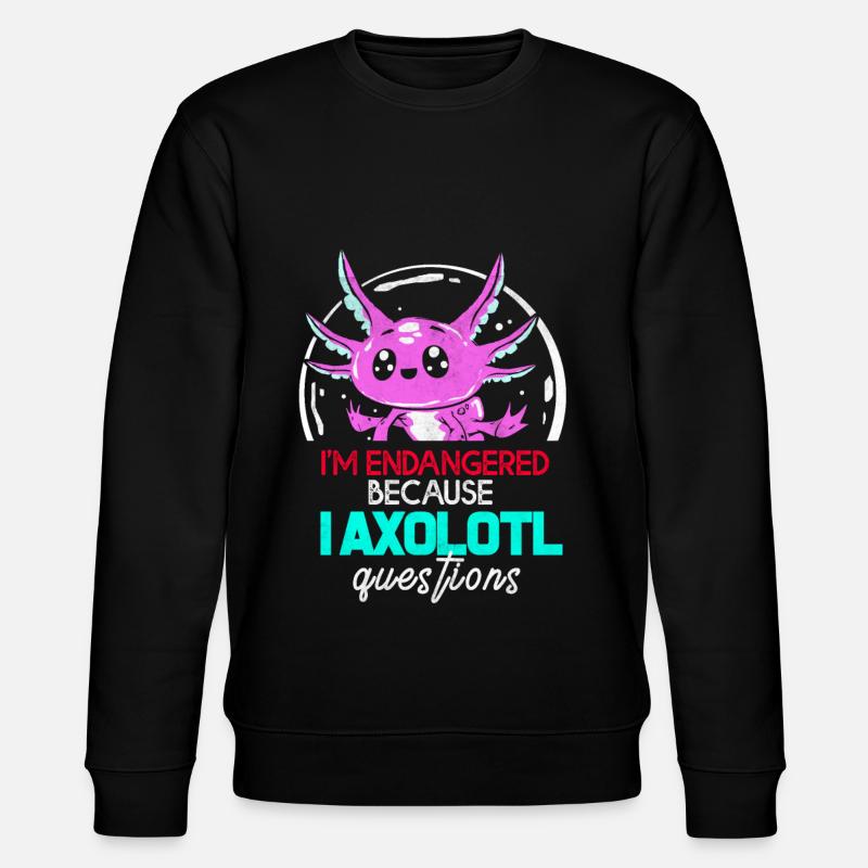 Axolotl - Sweat bio CHANGER Stanley/Stella Unisexe - noir