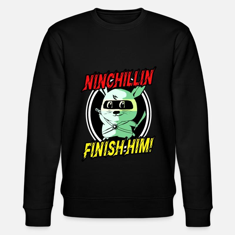 Chinchilla - Stanley/Stella Unisex Bio-Sweatshirt CHANGER - Schwarz