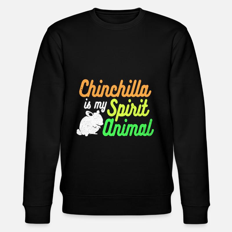 Chinchilla - Stanley/Stella Unisex Bio-Sweatshirt CHANGER  - Schwarz