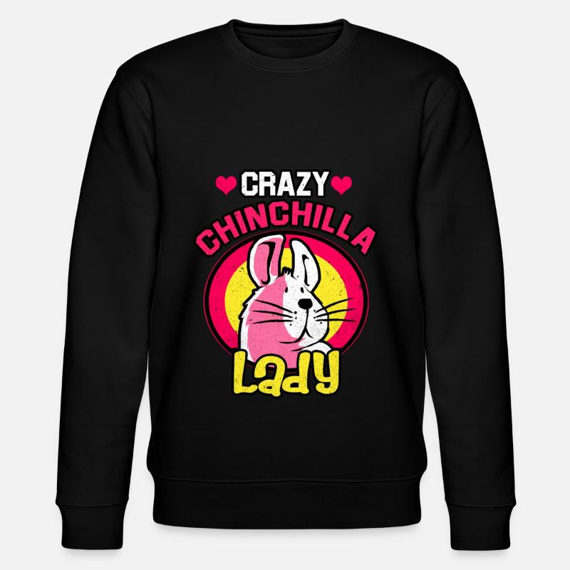 Chinchilla - Stanley/Stella Unisex Bio-Sweatshirt CHANGER  - Schwarz