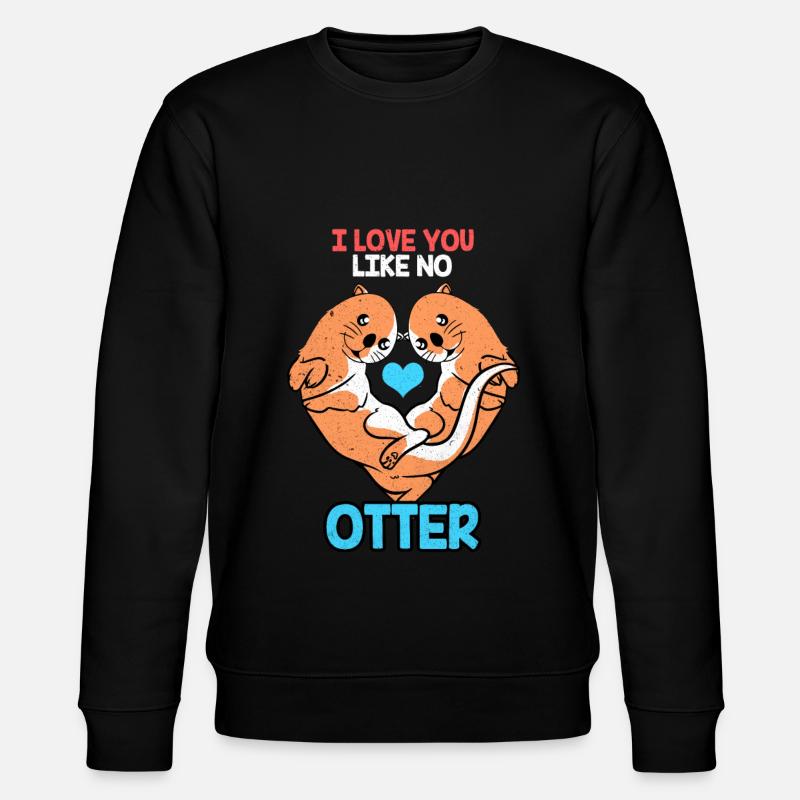Otter - Stanley/Stella Unisex Bio-Sweatshirt CHANGER  - Schwarz
