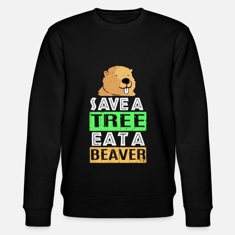 Biber - Stanley/Stella Unisex Bio-Sweatshirt CHANGER  - Schwarz