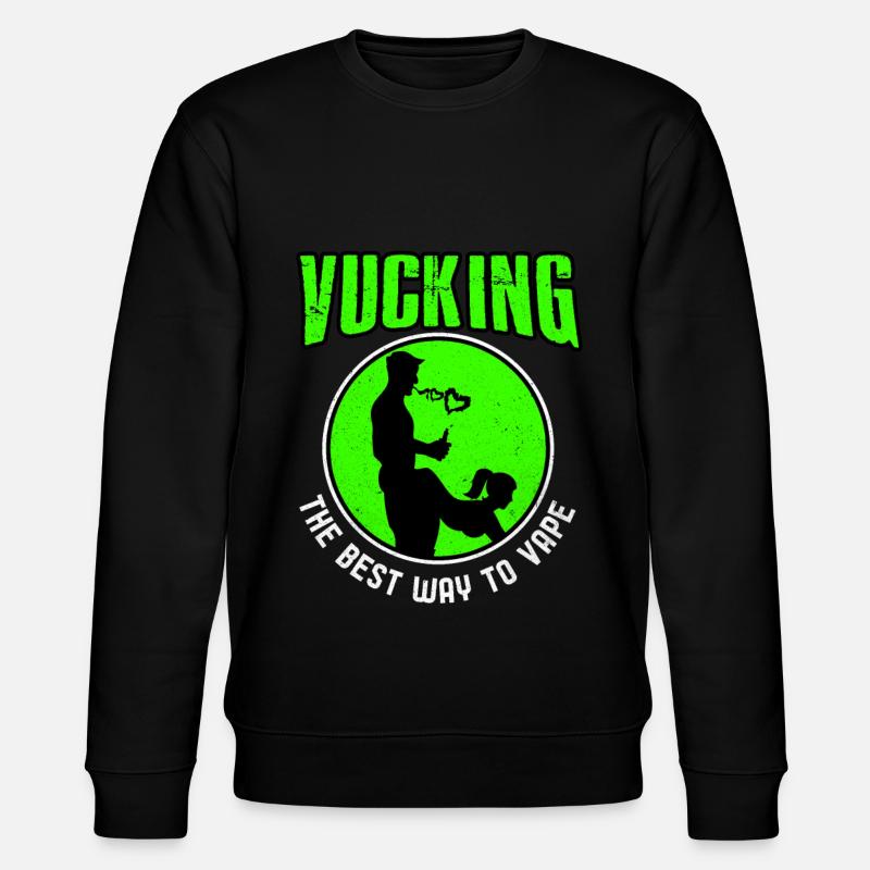 Vape - Stanley/Stella CHANGER Unisex Organic Sweatshirt - black