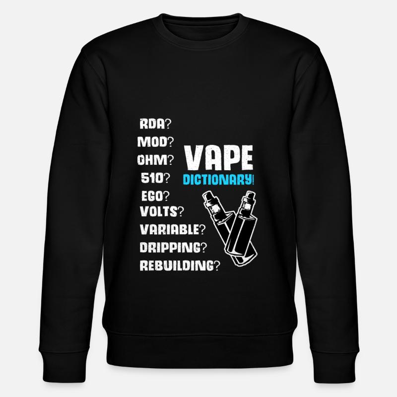 Vape - Stanley/Stella Unisex Bio-Sweatshirt CHANGER  - Schwarz