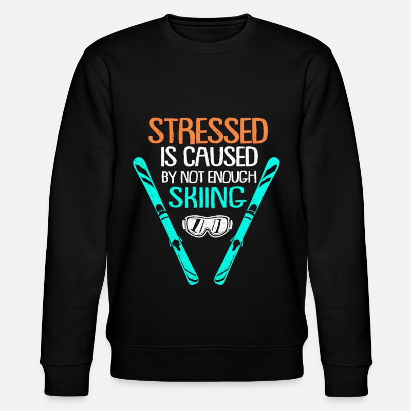 Ski Ski Ski Ski Ski - Sweat bio CHANGER Stanley/Stella Unisexe - noir