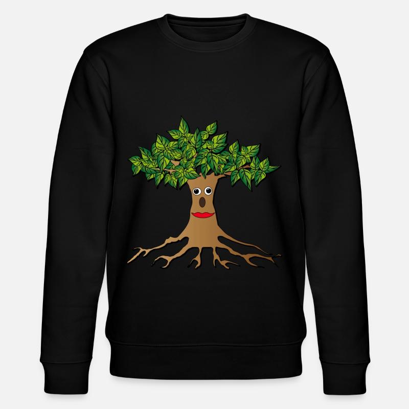 Baum - Stanley/Stella Unisex Bio-Sweatshirt CHANGER  - Schwarz