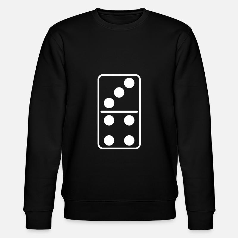 Domino pierre points - Sweat bio CHANGER Stanley/Stella Unisexe - noir