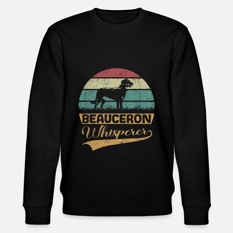Beauceron chuchoteur - Sweat bio CHANGER Stanley/Stella Unisexe - noir