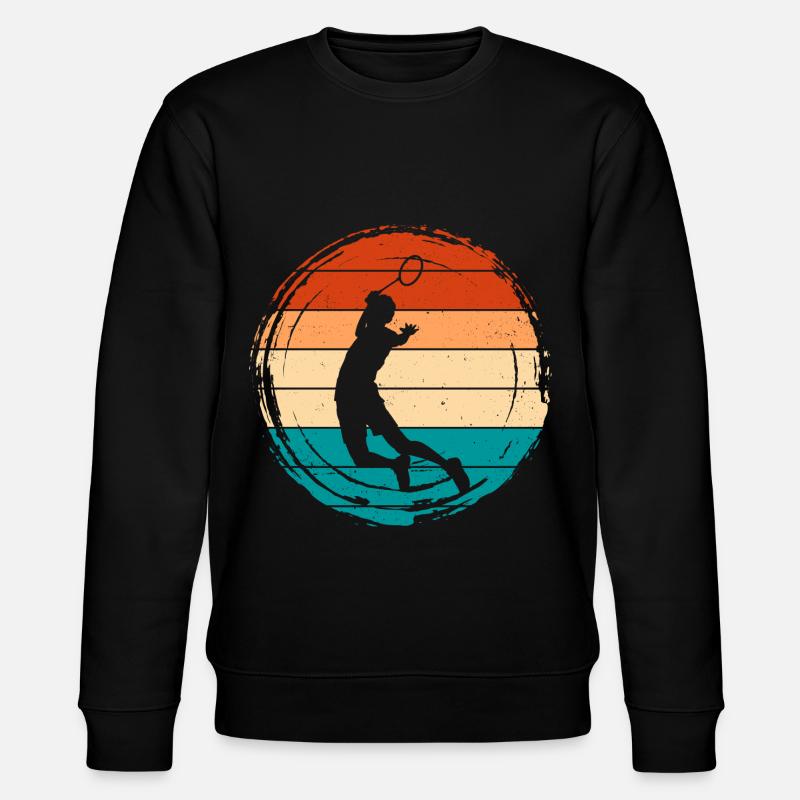 Badminton - Stanley/Stella Unisex Bio-Sweatshirt CHANGER  - Schwarz