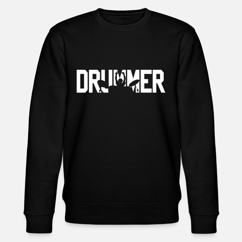 Batteur Drummer Shirt Design - Sweat bio CHANGER Stanley/Stella Unisexe - noir