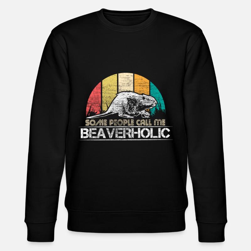 Castor Idée cadeau - Sweat bio CHANGER Stanley/Stella Unisexe - noir
