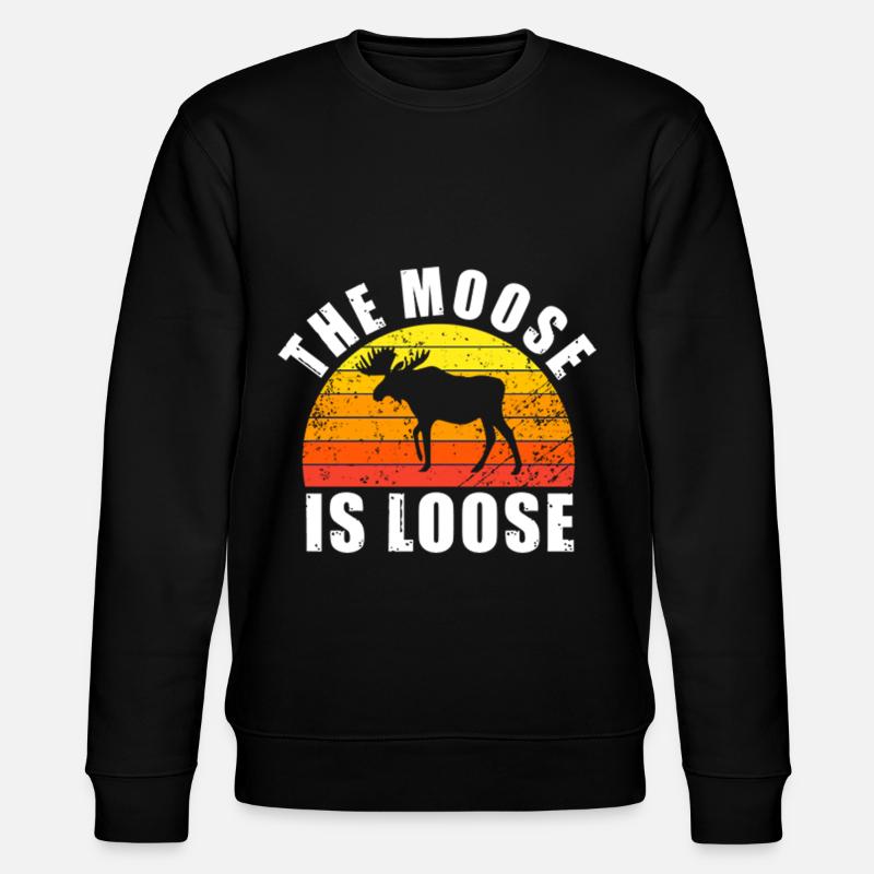 Retro Eligogne Drôle - Sweat bio CHANGER Stanley/Stella Unisexe - noir