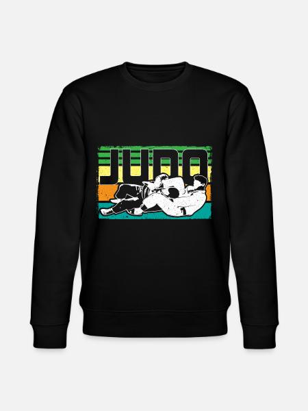 Judo Judoka Athlete Gift Idea - Stanley/Stella CHANGER Unisex Organic Sweatshirt - black