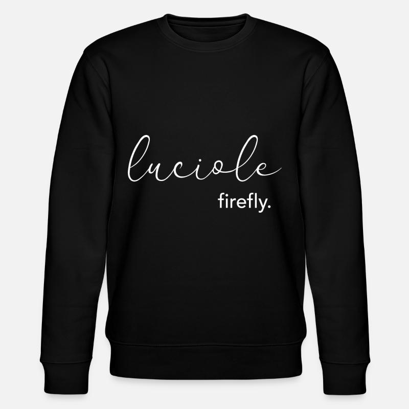 Glühwürmchen - Stanley/Stella Unisex Bio-Sweatshirt CHANGER - Schwarz