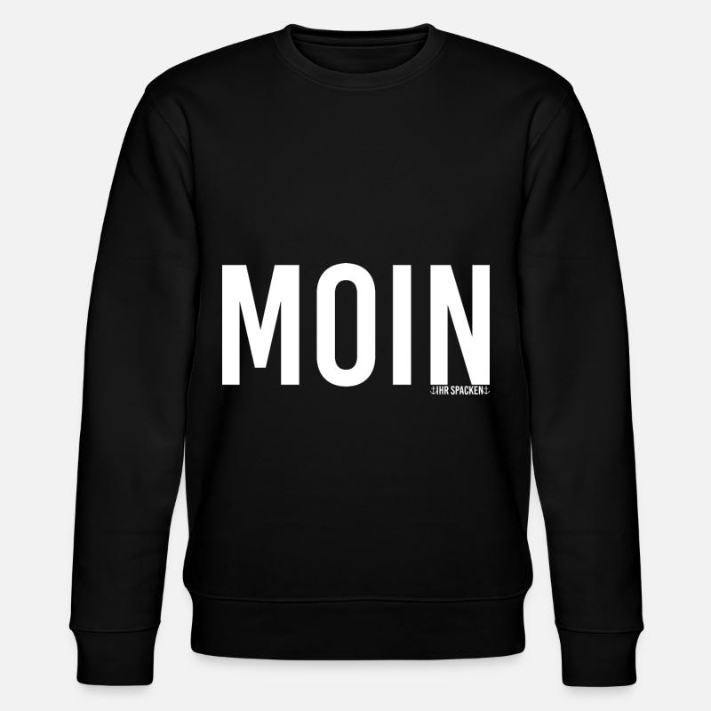 Moin - Stanley/Stella Unisex Bio-Sweatshirt CHANGER  - Schwarz