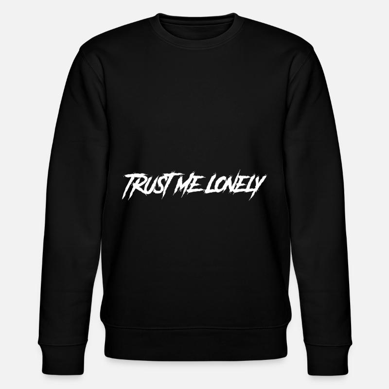Goth Trust Me Lonely - Stanley/Stella Unisex Bio-Sweatshirt CHANGER  - Schwarz