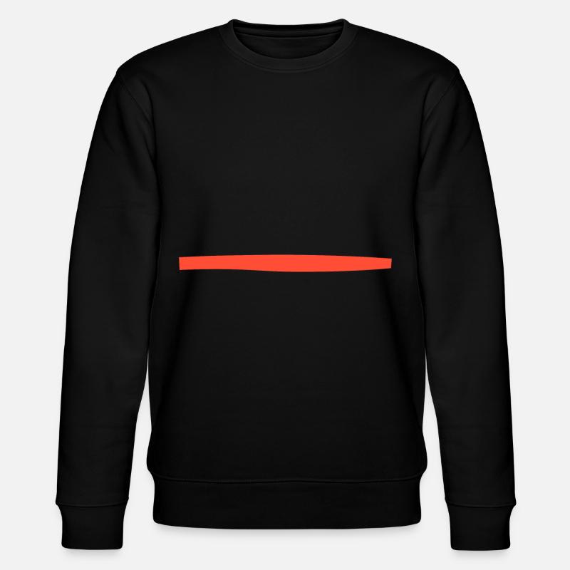 Dash Red - Stanley/Stella CHANGER Unisex Organic Sweatshirt - black