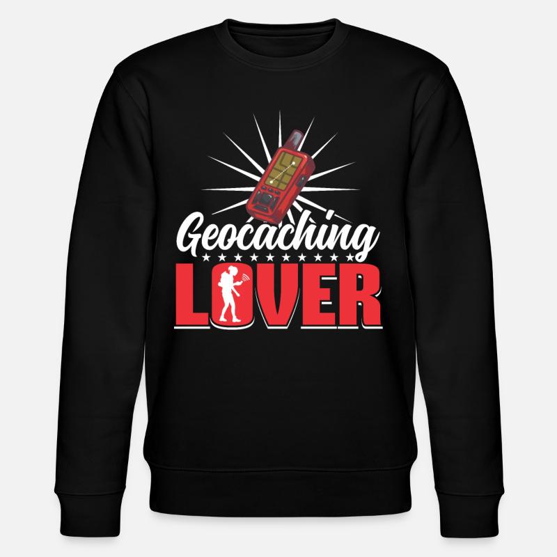Geocaching-Liebhaber - Stanley/Stella Unisex Bio-Sweatshirt CHANGER  - Schwarz