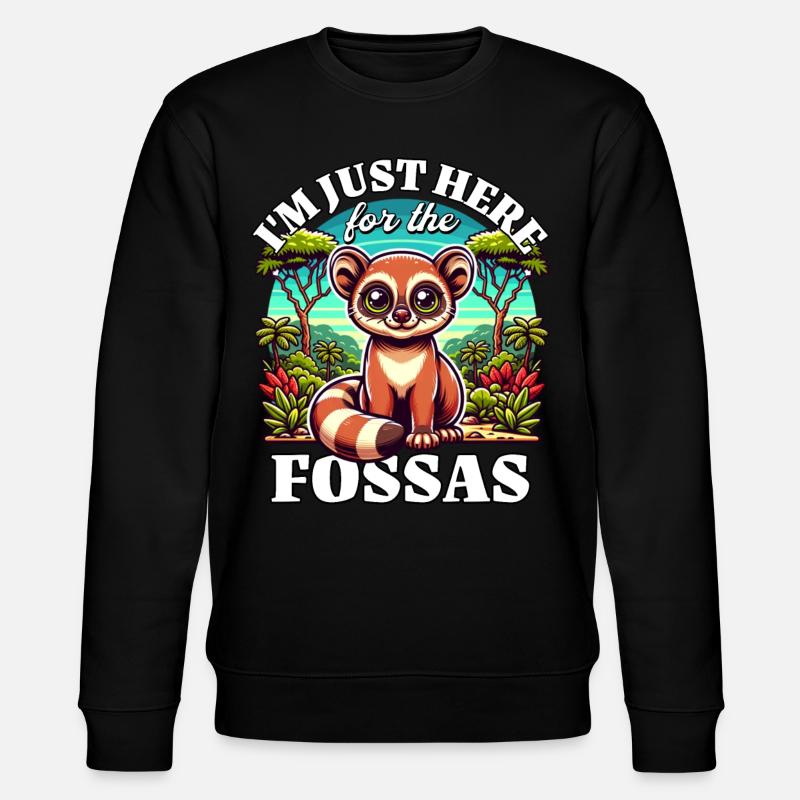 Fossas - Stanley/Stella Unisex Bio-Sweatshirt CHANGER  - Schwarz
